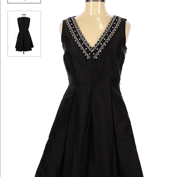 Kate spade fit flare beaded vneck dress - Picture 5 of 6